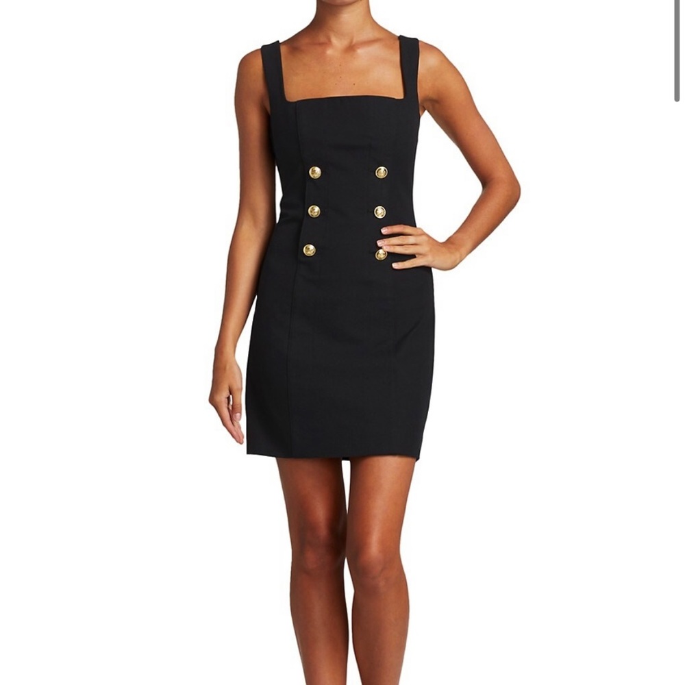 NWT 10 Crosby Derek Lam Miley Double Breasted Dress Black Size 3 *SAME DAY SHIP*